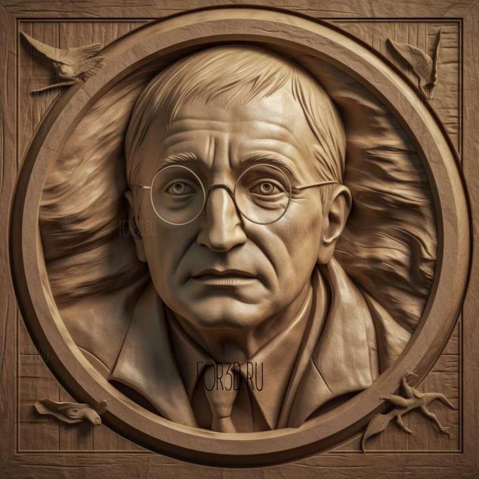 Harry Potter J K Rowling 1997 2007 3 stl model for CNC